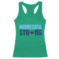 MN State Bird Loon Racerback Tank Top Minnesota Strong Pride