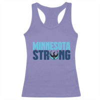 MN State Bird Loon Racerback Tank Top Minnesota Strong Pride
