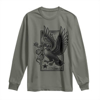 Rebel Loon Takes Down The Snake Long Sleeve Shirt Support MN Anti Ice Movement