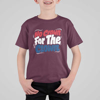 Anti Monarchy Political T Shirt For Kid No Crown For A Clown