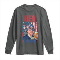 Benjamin Franklin Long Sleeve Shirt Funny Ben Drankin American History