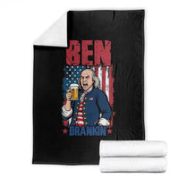 Benjamin Franklin Throw Blanket Funny Patriotic Founding Father