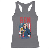 Benjamin Franklin Racerback Tank Top Funny Patriotic Founding Father