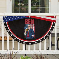 Benjamin Franklin Patriotic Fan Flag Funny Founding Father Gift