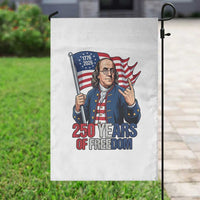 Patriotic Benjamin Franklin Garden Flag 250 Years Of Freedom