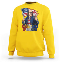 Patriotic Benjamin Franklin Sweatshirt 250 Years Of Freedom