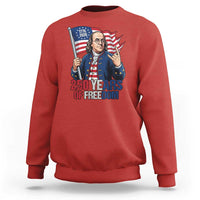 Patriotic Benjamin Franklin Sweatshirt 250 Years Of Freedom