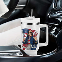 Patriotic Benjamin Franklin Tumbler With Handle 250 Years Of Freedom