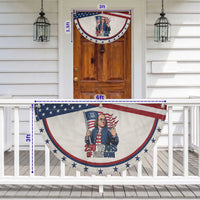 Benjamin Franklin Patriotic Fan Flag 250 Years Of Freedom