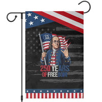Patriotic Benjamin Franklin Garden Flag 250 Years Of Freedom