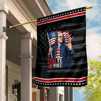 Patriotic Benjamin Franklin Garden Flag 250 Years Of Freedom