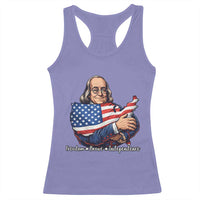 Benjamin Franklin Racerback Tank Top Freedom Liberty Independence American History