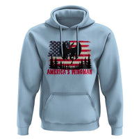 Mothman Americas Wingman Hoodie Funny Patriotic Cryptid