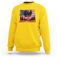 Mothman Americas Wingman Sweatshirt Funny Patriotic Cryptid