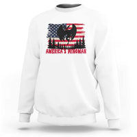 Mothman Americas Wingman Sweatshirt Funny Patriotic Cryptid