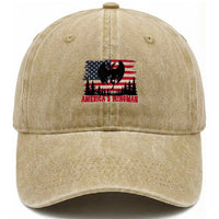 Mothman Americas Wingman Washed Cotton Baseball Cap Funny Patriotic Cryptid