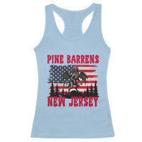Patriotic Jersey Devil Racerback Tank Top Pine Barrens New Jersey Cryptid