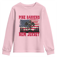 Patriotic Jersey Devil Youth Sweatshirt Pine Barrens New Jersey Cryptid