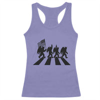 Funny Patriotic Mothman Racerback Tank Top Cryptid Lover Gift