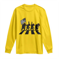Patriotic Chupacabra Long Sleeve Shirt Funny Cryptid Lover Gift