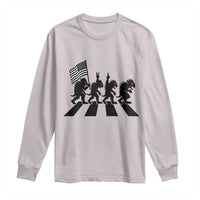 Patriotic Chupacabra Long Sleeve Shirt Funny Cryptid Lover Gift
