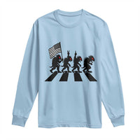 Patriotic Chupacabra Long Sleeve Shirt Funny Cryptid Lover Gift