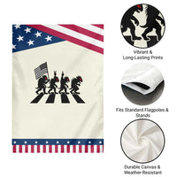 Patriotic Chupacabra Garden Flag Funny Cryptid Lover Gift