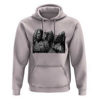Cryptid Mount Rushmore Hoodie Bigfoot Mothman Jersey Devil Chupacabra