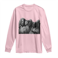 Cryptid Mount Rushmore Long Sleeve Shirt Bigfoot Mothman Jersey Devil Chupacabra