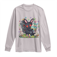 Funny Mothman Easter Bunny Ears Long Sleeve Shirt Cryptid Lover Gift