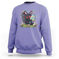 Funny Mothman Easter Bunny Ears Sweatshirt Cryptid Lover Gift