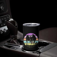 Retro Sunset Mothman Easter Egg Hunt Tumbler Cup Cryptid Lover Gift