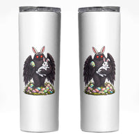 Funny Mothman Bunny Ears Skinny Tumbler Point Pleasant Cryptid Lover Gift