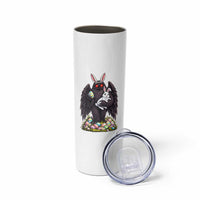 Funny Mothman Bunny Ears Skinny Tumbler Point Pleasant Cryptid Lover Gift