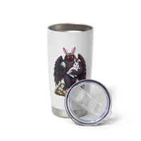 Funny Mothman Bunny Ears Tumbler Cup Point Pleasant Cryptid Lover Gift