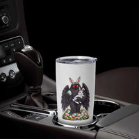 Funny Mothman Bunny Ears Tumbler Cup Point Pleasant Cryptid Lover Gift