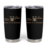 Make It A Double Twin Dad Tumbler Cup Expecting Fathers Day Gift