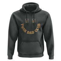 Twin Dad Club Hoodie Funny Father Of Twins Fathers Day Gift