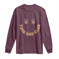 Twin Dad Club Long Sleeve Shirt Funny Father Of Twins Fathers Day Gift