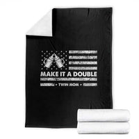 Twin Mom Throw Blanket Make It A Double Patriotic USA Flag Gift