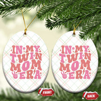 In My Twin Mom Era Ceramic Ornament Funny Mama Twin Pregnancy Announcement