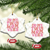 In My Twin Mom Era Ceramic Ornament Funny Mama Twin Pregnancy Announcement