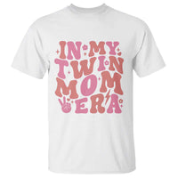 In My Twin Mom Era T Shirt Funny Mama Twin Pregnancy Announcement