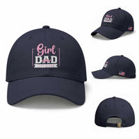 Girl Dad Est 2026 Baseball Cap Proud New Dad Gift