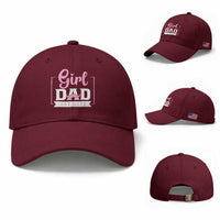 Girl Dad Est 2026 Baseball Cap Proud New Dad Gift