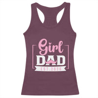 Girl Dad Est 2026 Racerback Tank Top Proud New Dad Gift