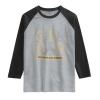 Girl Dad Her Protector Forever Raglan Shirt Proud Father Of A Daughter