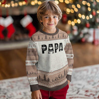 Camping Papa Ugly Christmas Sweater Camper Dad Fathers Day Gift