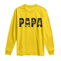 Camping Papa Long Sleeve Shirt Camper Dad Fathers Day Gift