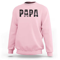 Camping Papa Sweatshirt Camper Dad Fathers Day Gift
